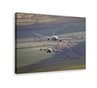 BMIQWAHG C-130J Hercules Transport Poster Aircraft Canvas Poster Wall Art Decor Print Picture Paintings for Living Room Bedroom Decoration 24x36inch(60x90cm)