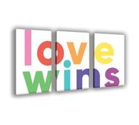 BMIQWAHG Love Is Eternal, Comrades Pride Poster Canvas Poster Wall Art Decor Print Picture Paintings for Living Room Bedroom Decoration 08x12inch(20x30cm)