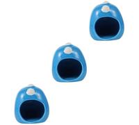 BMKGODN 3 Pcs Nest Hamster House Cave Bed Summer Small Anima Pet Little Critters Ha
