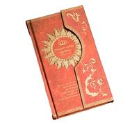 BMKGODN notebook， European Retro Magic Magnetic Buckle Stationery Diary Book Student Gift(B)