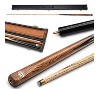 BMKGODN One-Piece Straight Snooker Chinese Style Black Eight Pool Cue 10MM with Box Suitable for Men and Women