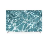 BMKGODN Sunset Sea Pattern TV Cover Smooth Soft Fabric Screen Anti-Scratch Protection Home Light Luxury Style Indoor Bright Decor(A,52in)