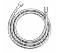 BML 1.5m Stainless Steel Shower Hose Universal Replacement Shower Head Hose Anti Kink Flexible Chrome Shower Pipe with 1/2 Inch BSP Connectors for Bathroom and Bath Mixer