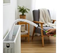 BML 1 x Radiator Cleaner Brush Strong Bristles Comfortable Handle 70cm Long Radiator Duster Brush for Radiators Vents Grills Skirting Boards