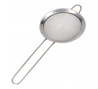 BML 1 x Tea Strainer Small Stainless Steel Fine Mesh Strainers with Kitchen Hook 8 Cm Colander Sieve Sifters Durable Sturdy Handle Excellent for Flour Pastas Rice Tea