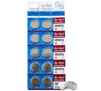 BML 10 x CR2016 Lithium Coin Cell Batteries 3V Long Lasting Button Cell Batteries for Watches Car Key Fobs Remote Controls Calculators Medical Devices Toys and Small Electronics