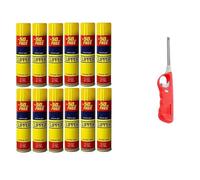 BML 12 Pack Clipper Gas with Refillable BBQ Lighter Spark Your Versatile Flame Ignition for BBQ Kitchen Camping Cooking Candle Fireworks