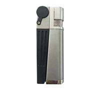 BML 2 in 1 Metal Lighter with Pipe | Folding & Soft Flame Upgrade Lighter Hitter | Open Flame Men's Smoking Gadget and for Camping BBQ Kitchen Use