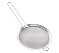 BML 20cm Stainless Steel Sieve with Long Handle | Rust Resistant Fine Mesh Strainer for Tea, Coffee, Flour, Rice & Baking | Durable Kitchen Sifter with Smooth Edge Design
