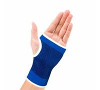 BML Blue Wrist Palm Hand Supports | Hand Splint for Carpal Tunnel, Arthritis, Tendonitis, Joint Pain Relief, Hand Instability and Wrist Discomfort | Elasticated Sleeve Bandage Wrap for Men & Women