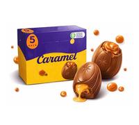 BML Caramel Filled Chocolate Bars 5 Pack Milk Chocolate with Soft Caramel Centre Multipack Chocolate Snacks for Kids Adults Family Sharing Treats 200g