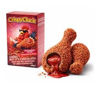 BML Chocolate Filled Crispy Snack Drumstick Shape Strawberry Cream Filling Crunchy Coated Sweet Treat Snack Pack (1)