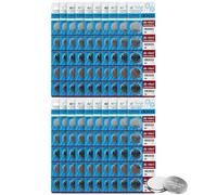 BML CR2025 Lithium Coin Cell Battery 3V Long Lasting Power for Watches Car Key Fobs Calculators Medical Devices and Small Electronics (100)