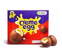 BML Creme Filled Chocolate Eggs Multipack 5 Pack Milk Chocolate Eggs with Soft Fondant Centre Easter Treat Sharing Box