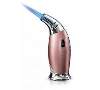 BML Kitchen Blow Torch Lighter Refillable Cooking Torch Adjustable Flame Safety Lock Ergonomic Grip for Creme Brulee Baking BBQ Searing Professional Culinary Torch (Gas Not Included)