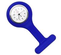 BML Nurse Fob Watch Dark Blue Silicone for Doctor & Nurse Paramedic Medical Pocket Tunic Brooch with Infection Control Design Easy to Use Read and Carry