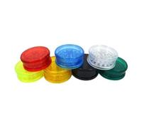 BML Plastic Herb Grinder 3 Part Magnetic Grinder with 3 Pcs Assorted Colors Efficient and Easy Handling & Grind | Shark Teeth and Smell Proof Airtight Stash Compartment (Random)