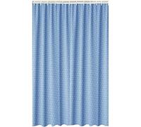 BML Shower Curtain | Heavy Duty Polyester Waterproof Bathroom Curtain | Mould Proof Mildew Resistant Bath & Quick Drying Shower Bathroom Curtain With Hooks (Sky Blue)