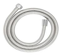 BML Shower Hose | Stainless Steel Chrome Universal Fit Replacement Shower Head Hose Pipe | Anti-Kink High Pressure Resistance Shower Hose for Bath Taps and Kitchen Taps (1.2 M)