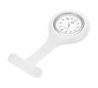 BML Silicone Nurse Fob Watch | Docters & Nurses Paramedic Medical Pocket Tunic Brooch Fob Watch | with Unique & Comfortable Design | Read & Carry (White)