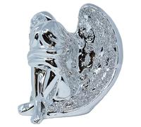 BML Silver Diamond Beautiful Angel Show Piece with Wings Ornament Radiant Gift of Elegance and Grace Crushed Diamond Bling