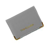 BML Travel Cards Oyster Bus Pass Wallet | Stylish and Pocket Size Rail Card Cover Case, Credit Card ID and Ticket Cover Holder Perfect as a Gift for Commuters (Grey)
