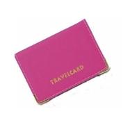 BML Travel Cards Oyster Bus Pass Wallet | Stylish and Pocket Size Rail Card Cover Case, Credit Card ID and Ticket Cover Holder Perfect as a Gift for Commuters (Pink)