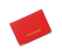 BML Travel Cards Oyster Bus Pass Wallet | Stylish and Pocket Size Rail Card Cover Case, Credit Card ID and Ticket Cover Holder Perfect as a Gift for Commuters (Red)