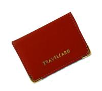 BML Travel Cards Oyster Bus Pass Wallet | Stylish and Pocket Size Rail Card Cover Case, Credit Card ID and Ticket Cover Holder Perfect as a Gift for Commuters (Maroon)