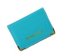 BML Travel Cards Oyster Bus Pass Wallet | Stylish and Pocket Size Rail Card Cover Case, Credit Card ID and Ticket Cover Holder Perfect as a Gift for Commuters (Light Blue)