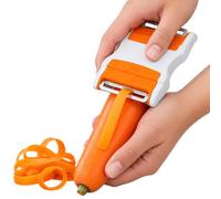 BML Vegetable Peeler and Julienne Peeler Stainless Steel Blade Kitchen Tool for Potatoes Carrots Cucumbers Apples Fruits Vegetables Easy Grip Handheld Design
