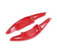 BMLGPGBCDW 2pcs Car Sports Steering Wheel Shift Paddle for Mazda 3 CX30 CX50 CX-50 CX60 CX-90 Paddle Shifter(Red Carbon Fiber)
