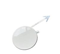 BMLGPGBCDW Car For VW For Passat CC R-Line 2013-2017 3C8807241A 3C8807441A Front Rear Bumper Tow Hook Cover Cap Trim Accessories(Front-White)