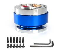 BMLGPGBCDW Car Steering Wheel Snap Off Universal Quick Release Hub Adapter Boss Kit Paddle Shifter(BLUE)