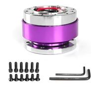 BMLGPGBCDW Car Steering Wheel Snap Off Universal Quick Release Hub Adapter Boss Kit Paddle Shifter(PURPLE)