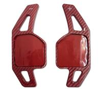 BMLGPGBCDW for A3 A4L A5 A6L A7 A8 S3 S5 SQ5 RS3 R8 Q3 Q5 Q7 S6 S7 Car Steering Wheel Paddle Accessories Paddle Shifter(Red Carbon Fiber)