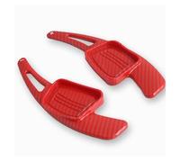 BMLGPGBCDW for A3 S3 A5 A4 S4 Q2 Q7 TT TTS Car Steering Wheel Shifter Paddle Shift Extension Paddle Shifter(Carbon Fiber red)