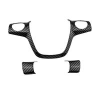 BMLGPGBCDW For Focus 3 MK3 For Kuga Steering Wheel Trim Cover Sticker Car Accessories Paddle Shifter(3PCS Black)