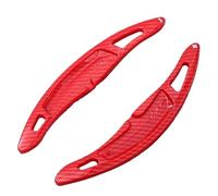 BMLGPGBCDW for P&orsche for Macan for Panamera for Cayenne 911 718 991 Car Steering Wheel Shift Paddle Paddle Shifter(Carbon Fiber red)