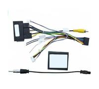 BMLGPGBCDW Stereo Radio Fascia Car Radio Stereo Player Frame For VW For Transporter For Caravelle 6 T6.1 T6 2015-2020 With Cable Harness Radio Panel Fascia(Cable CANBus)