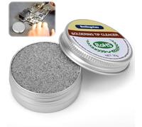 Bmliingchau Soldering Tips Reactivator, Soldering Tip Cleaner Lead-Free 30 g Tub, Tip Activator for Reactivating Oxidised Soldering Tips, Soldering Tip Oxidised Tips, Gently Removes Even Strong Oxide
