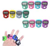 BMLIMITED BML 25 x Digital Finger Ring Tally Counter 5 Digit LCD Electronic Display Tasbeeh Tasbih Clicker for Weaving Sports Counting Lap Prayer for men Women (Random Color)