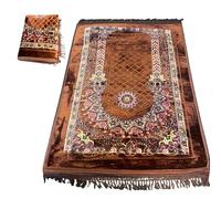 BMLIMITED BML Extra Thick Soft Padded Prayer Mat Non Slip Islamic Prayer Rug for Namaz & Travel Perfect Ramadan & Eid Gift (Yellow)