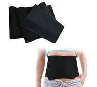 BMLIMITED BML Neoprene Waist Belt Lower Back Pain Body Brace Lumbar Control Fat | Best Abdominal Fitness Trainer and Sweat Belt Tummy Control for Workout Perfect for Men & Women Black