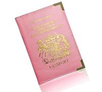BMLIMITED BML Passport Holder & Travel Wallet Premium Organiser for Passport, Cards, Boarding Passes Stylish Passport Protector Cover Ideal Travelers (Baby Pink)