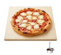 BMMXBI 13.2" Square Pizza Stone for Ooni Karu 12 Pizza Oven, High-Quality Cordierite Grill Plate Accessories Pizza Baking Stone for Oven/Grill, Thermal Shock Resistance, Ideal for Bread and Cookie