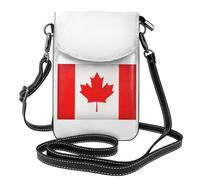 bmnaswt Canadian Flag Print Women'S Small Cell Phone Purse, Adjustable Strap Phone Purse, Handbag For Daily Use