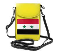bmnaswt Flag Of The Syrian Arab Republic Print Women'S Small Cell Phone Purse, Adjustable Strap Phone Purse, Handbag For Daily Use