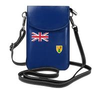 bmnaswt Flag Of The Turks And Caicos Islands Print Women'S Small Cell Phone Purse, Adjustable Strap Phone Purse, Handbag For Daily Use