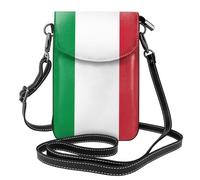 bmnaswt Italian Flag Print Women'S Small Cell Phone Purse, Adjustable Strap Phone Purse, Handbag For Daily Use